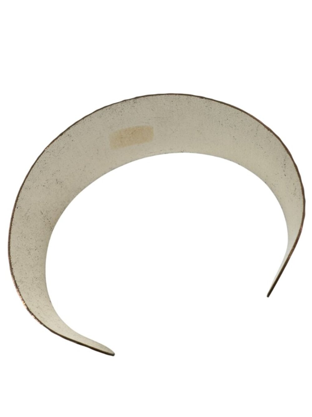 Brass Etched Cuff Bracelet Floral Design Copper 6.5" Circumference Adjustable - Picture 7 of 9